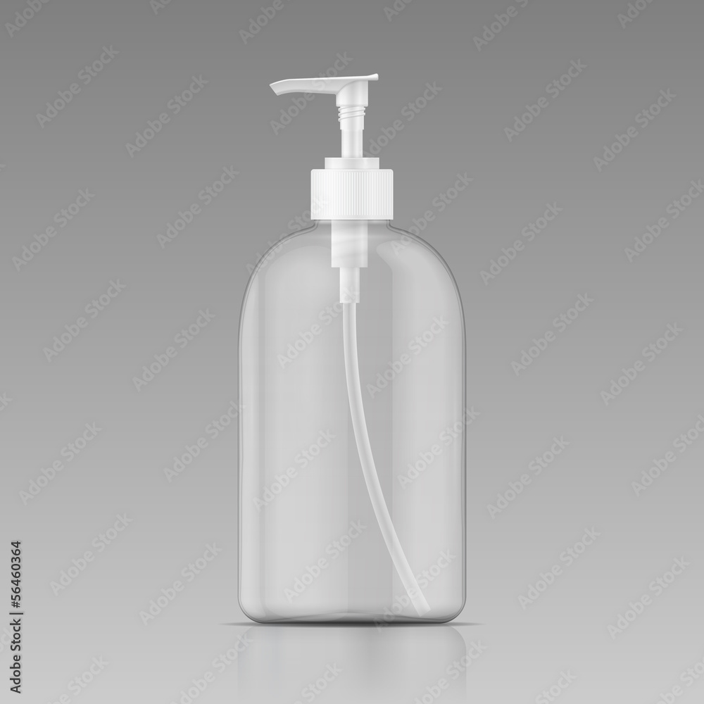 Clean liquid soap bottle template. Clean liquid soap bottle template.