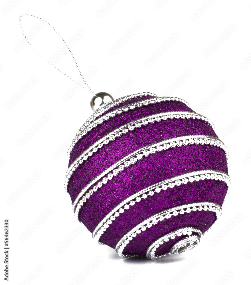 Christmas balls isolated on a white background