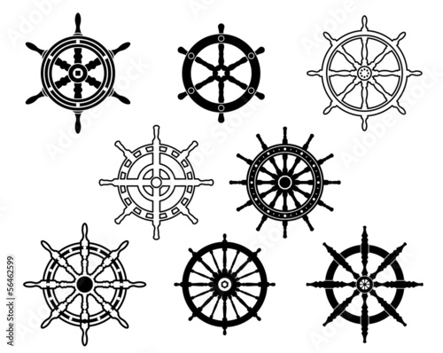 Steering wheels set for heraldry design