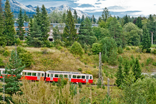 Monorail railway in Slovak High Tatras