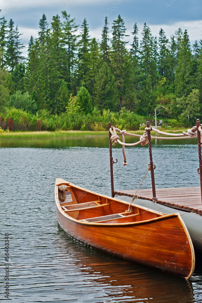 Obraz premium Boat on a lake