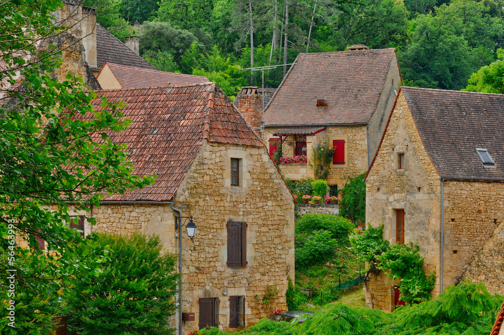 Perigord, the picturesque village of Carsac Aillac in Dordogne