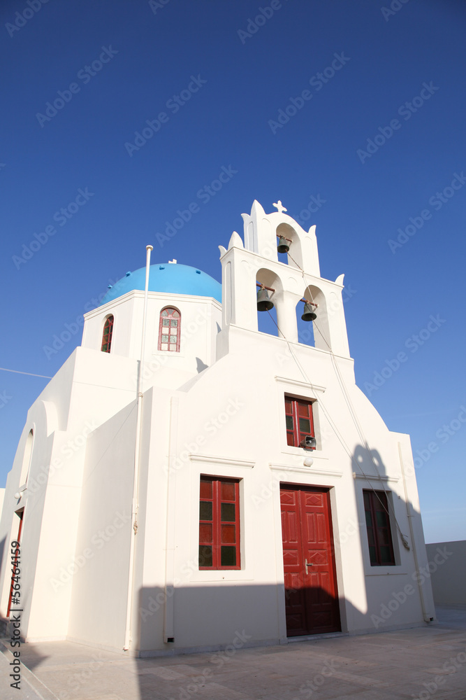 Chapel on Santorini island