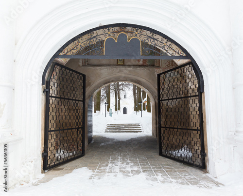 Gate Church in Monastery , Russia