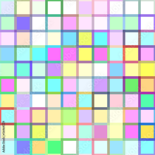abstract squares multi-color mosaic background