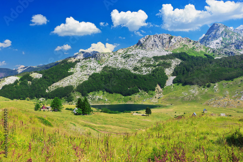 View of countriside near Rikavacko lake in Komovi mountains