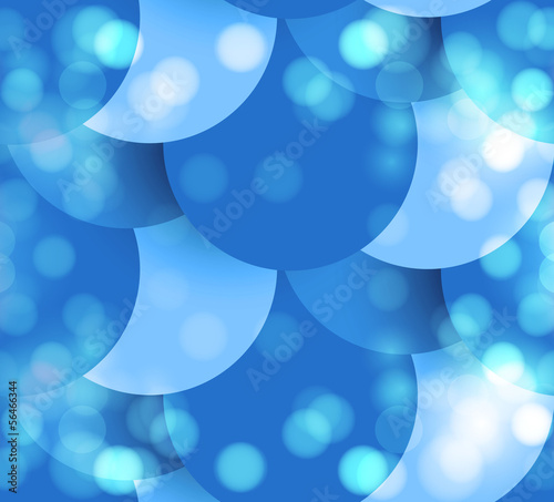 abstract blue colorful circle bubbles background vector design
