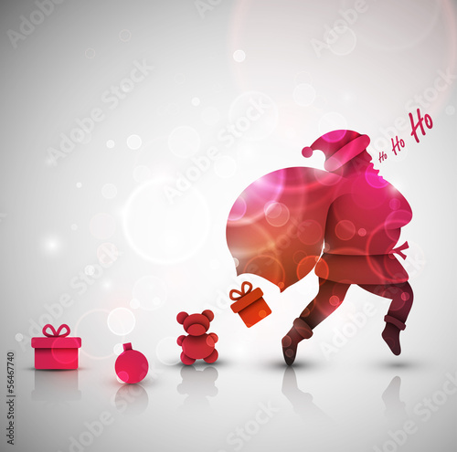 Santa Claus with gifts