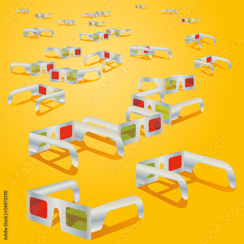 Viele 3D-Brillen