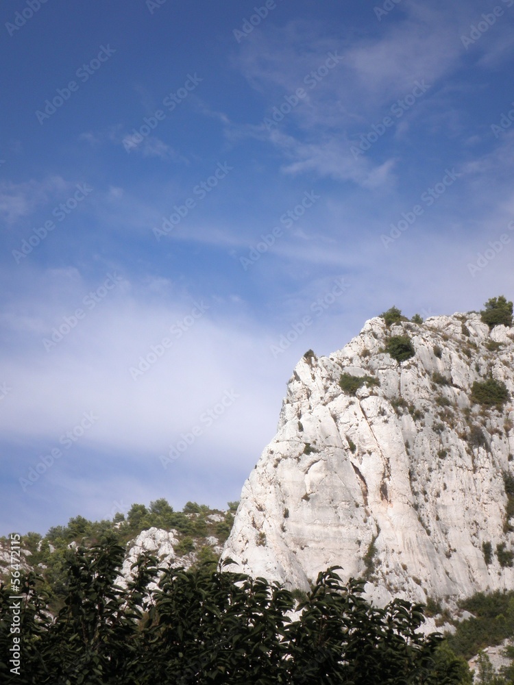calanques - falaise calcaire