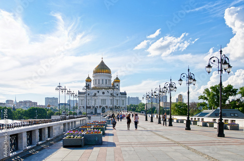 Cathedral of Christ the Saviour. Russia,Moscow © Tryfonov