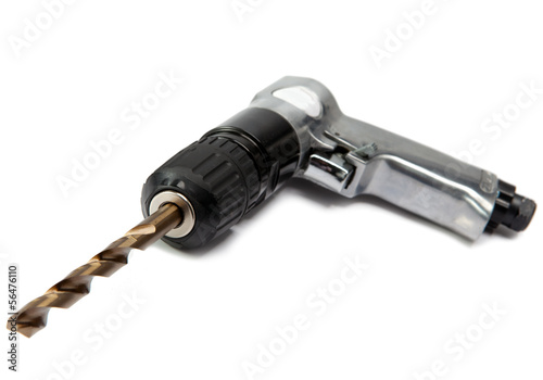 reversible air drill on white background