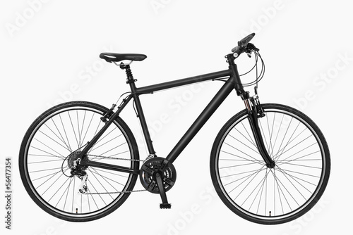 Fitness Fahrrad schwarz