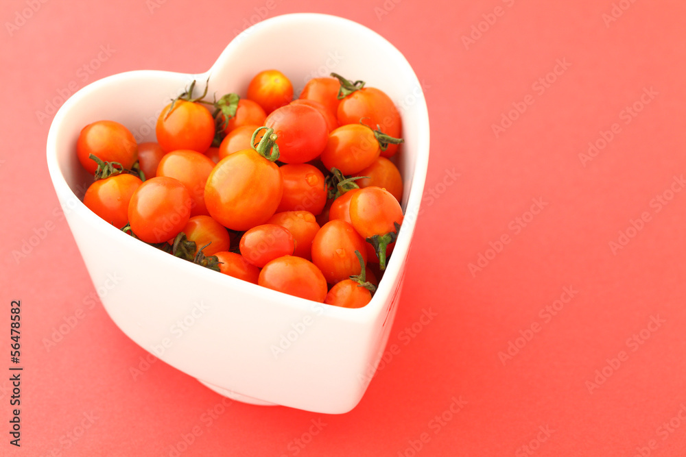 Cherry tomato with love Cherry tomato with love