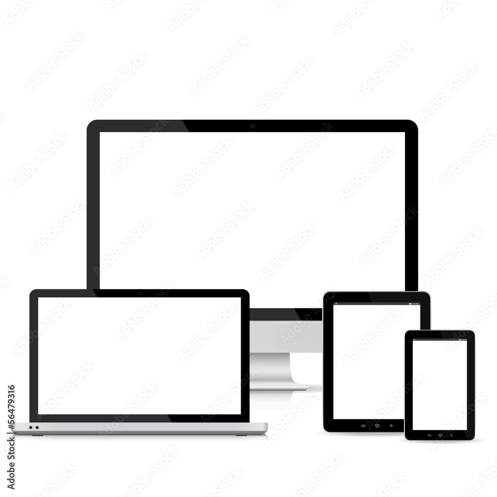 popular full responsive web design electronic devices vector popular full responsive web design electronic devices vector