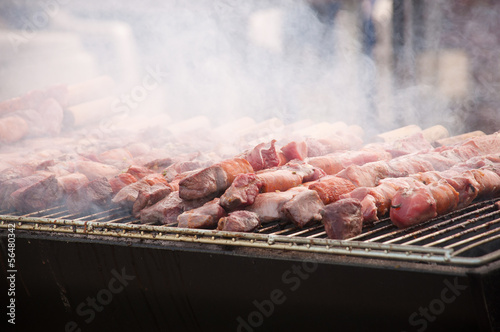 Chile - fiestas patrias -  anticuchos alla griglia