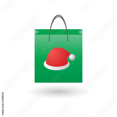 Shopping bag with icon