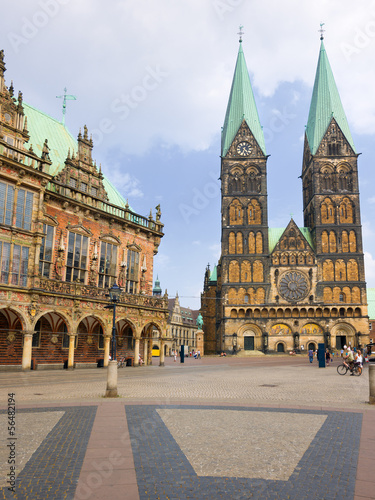 The Market square in Bremen