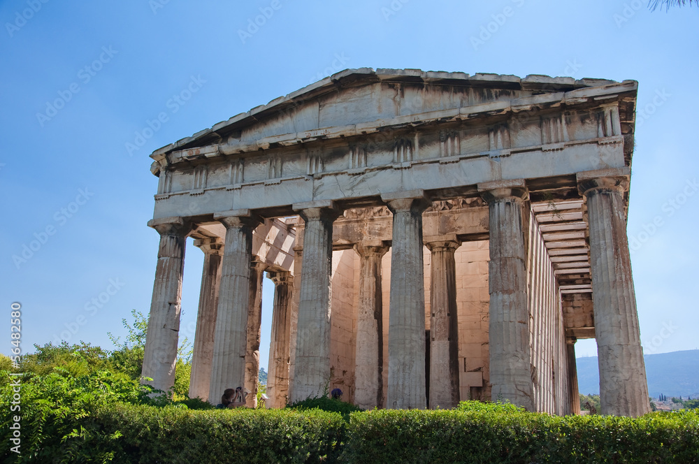 The Temple of Hephaestus. Athens, Greece.