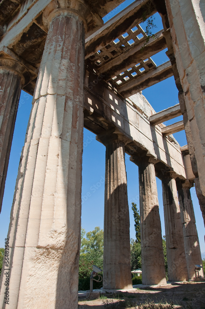 Temple of Hephaestus in Athens, Greece. Temple of Hephaestus in Athens, Greece.