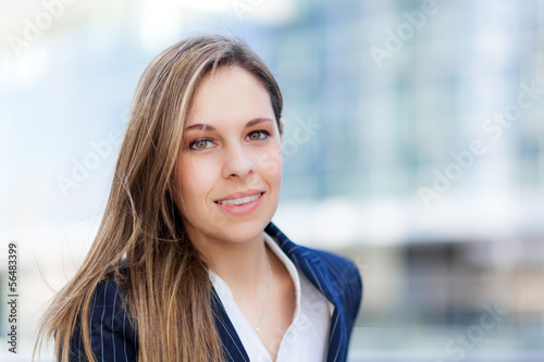 Free Download Young businesswoman portrait - GFXLoad