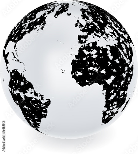 grunge globe