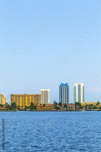 skyline of Miami