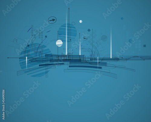 global infinity computer  technology concept business background