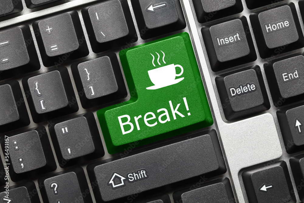 Conceptual keyboard - Break (green key) Conceptual keyboard - Break (green key)