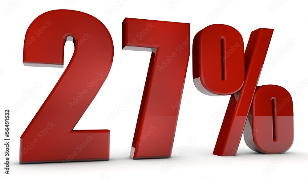 percent,27