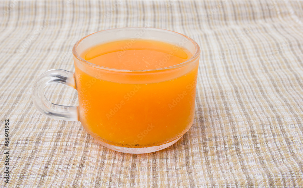 Glass of orange juice