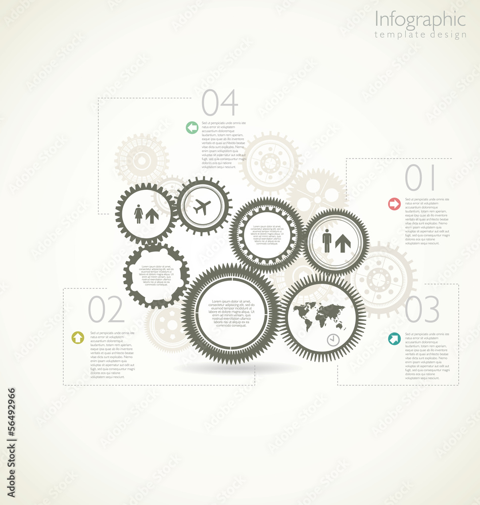 Infographic template design