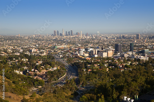 Downtown LA Los Angeles skyline California