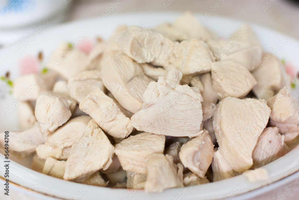 Boiled chicken breast Boiled chicken breast