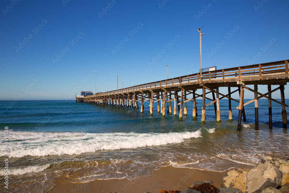 Fototapeta premium Newport pier beach in California USA
