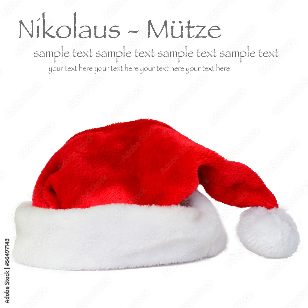 Zipfelmütze für Weihnachten StockFoto Adobe Stock