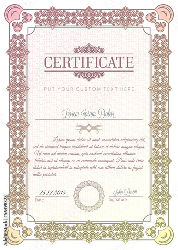 certificate frame charter diploma