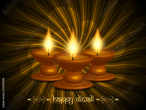 elegant background design for diwali festival