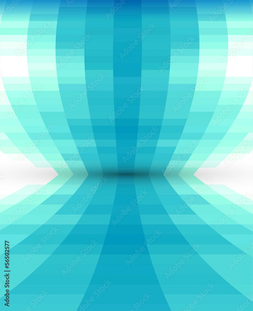 Obraz premium abstract blue perspective background