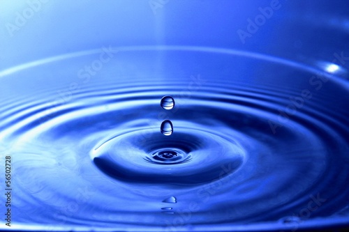 Water Drops - Blue