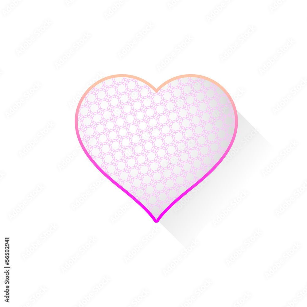 Heart with pattern