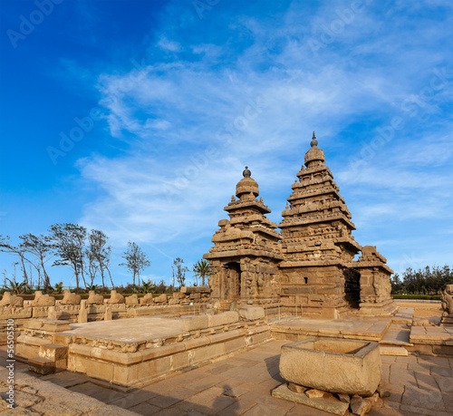 Shore temple - World  heritage site in  Mahabalipuram  Tamil Nad