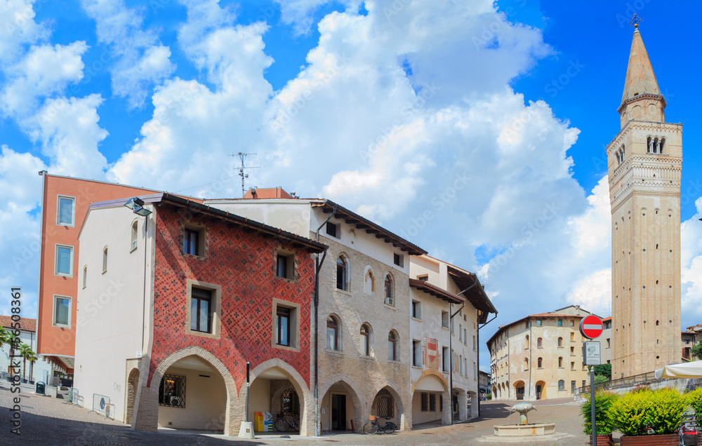 Naklejka premium St. Marco square, Pordenone