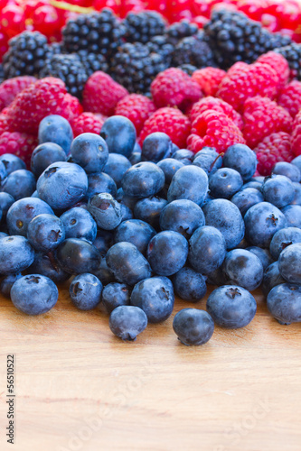 ripe  of fresh berries
