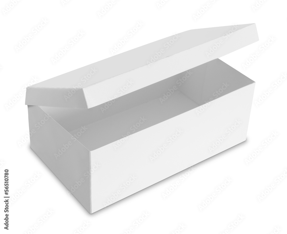 Naklejka premium white Package Box for products