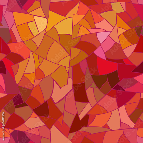 Seamless pattern of geometric mosaic