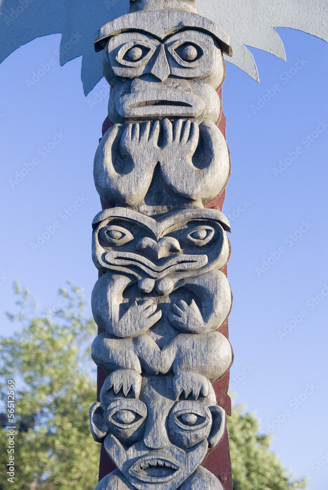 Totem Pole, Ellensburg, WA, USA Totem Pole, Ellensburg, WA, USA