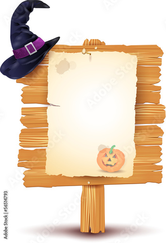 Halloween signboard