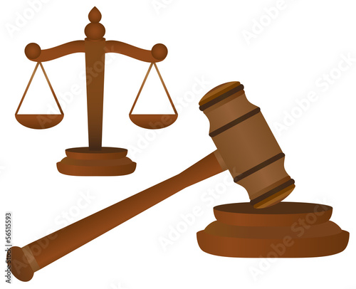 gavel and scales