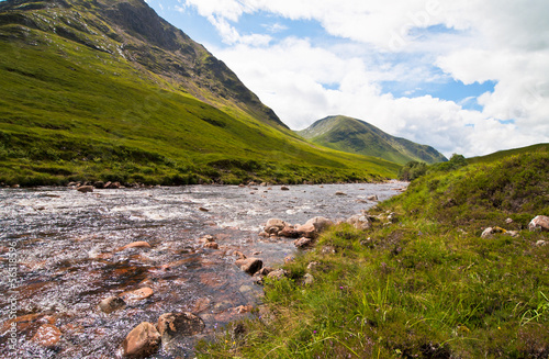 River at glencoe in scotland